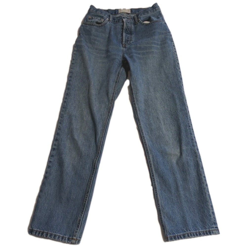 Everlane The 90s Cheeky Jean Womens‎ 27 High Rise Straight Blue Denim